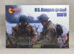 Солдатики из пластика US Raingers D-Day 1/32, Mars (32036) (32036)