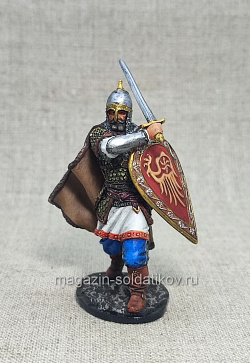 Миниатюра из олова Боярин Евпатий Коловрат, 54 мм, Студия Большой полк (ИЛ2352.07.03.54) (ИЛ2352.07.03.54)