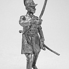 Миниатюра из олова Офицер немецкого полка с саблей. Австрия, 1809 г., 54 мм, Россия (5670/3) (5670/3)
