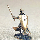 Миниатюра из бронзы 1187 206 Рыцарь госпитальер с мечом (конверсия), 40 мм, Седьмая миниатюра
