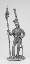 Миниатюра из металла 059. Рядовой 1-го уланского полка Императорской Гвардии, Франция 1809-1813 гг. EK Castings - фото
