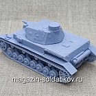 Cредний танк T-IV (Pz.Kpfw.IV Ausf.F) (Германия) 1/56 3Д Корнукопия (552-033) (552-033)