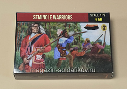 Солдатики из пластика M160 Seminole warriors (1/72) Strelets (М160) (М160)