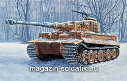 Сборная модель из пластика ИТ Танк Pz. Kpfw. VI Tiger I Ausf.E (1/35) Italeri