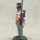 Миниатюра из олова Британский пехотинец 1815 г., 54 мм, Студия Большой полк (ИЛ1764.12.04.54) (ИЛ1764.12.04.54)