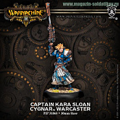 Сборная миниатюра из металла PIP 31068 Cygnar Warcaster Kara Sloan BLI Warmachine - фото