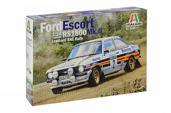 Сборная модель из пластика ИТ Автомобиль FORD ESCORT RS1800 Mk.II Lombard RAC Rally (1/24) Italeri