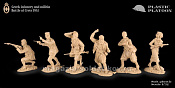 Солдатики из пластика Греческая пехота и ополчение. Крит, 1941 г. 1:32 Plastic Platoon - фото