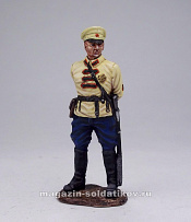 Миниатюра в росписи Комбриг инженерной бригады, 1922 год, 1:32, Сибирский партизан - фото