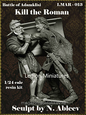 Сборная миниатюра из смолы Battle of Adamklisi: Kill the Roman, 75 мм, Legion Miniatures - фото