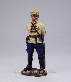 Миниатюра в росписи Комбриг инженерной бригады, 1922 год, 1:32, Сибирский партизан (СП014) (СП014)