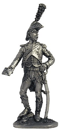 Миниатюра из металла 043. Адъютант генерала, Франция 1809-1812 гг. EK Castings