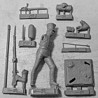 Сборная миниатюра из металла Русский унтер-офицер, 1805 г, 54 мм, Chronos miniatures (CHM-54095) (CHM-54095)