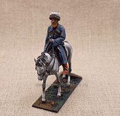 Миниатюра из олова Конный горец XIX в, 54 мм, Студия Большой полк - фото