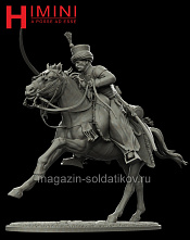 Сборная миниатюра из смолы Мамелюк Императорской гвардия Наполеона. Франция 1807-13 г., 75 мм, HIMINI - фото