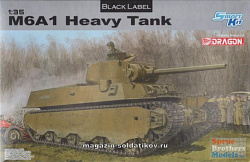 Сборная модель из пластика Д Тяжелый Танк M6A1 (1/35) Dragon (6789) (6789)