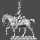 Сборная миниатюра из металла CHM-54350(М) Офицер конных гренадеров, Вюртемберг 1809-14 гг., 54 мм, Chronos miniatures (CHM-54350 (М)) (CHM-54350 (М) )