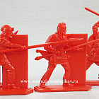 Солдатики из пластика Персы, 54 мм (8 шт, цвет-красный, пластик, б/к), Воины и битвы