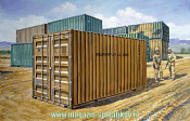 6516 ИТ 20фт Военный контейнер (1/35) Italeri