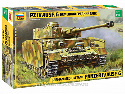 Сборная модель из пластика Немецкий средний танк Pz IV Ausf. G (1/35) Звезда