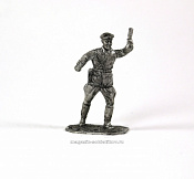 Миниатюра из олова 048 РТ Красный командир 54 мм, Ратник - фото