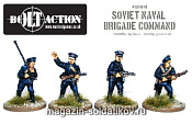 Сборные фигуры из пластика Командование ВМФ (4) BLI Warlord - фото