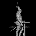 Сборная миниатюра из смолы Псы войны 75 мм (1:24) Medieval Forge Miniatures (C-75-117) (C-75-117)