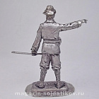 Миниатюра из олова 110 РТ Итальянский офицер горных стрелков, 1914г. 54 мм, Ратник