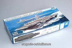 Сборная модель из пластика Корабль авианосец CVN-68 «Нимиц» 2005 г. (1:700) Трумпетер