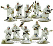 Soviet Veteran Squad in Snowsuits 28 мм Warlord - фото