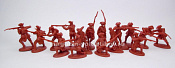 Солдатики из пластика Британская регулярная армия (Brtish regular army), 1:32, LOD Enterprises - фото
