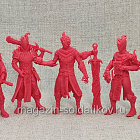 Фигурка из смолы Отряд «Песнь Горнила» (красный цвет) - набор 5 шт. (GK-002) (GK-002)