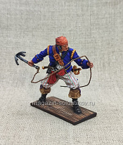 Миниатюра из олова На абордаж, Россия, 54 мм - фото