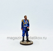 Миниатюра из олова Николай II 1896г., 54 мм, Студия Большой полк - фото