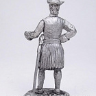 Миниатюра из олова 139 РТ Офицер-семеновец, 54 мм, Ратник