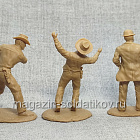 Солдатики из мягкого резиноподобного пластика Ковбои №7, набор 6 шт, 1/32 Soldiers. Есть