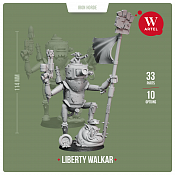 Сборные фигуры из смолы Liberty Walkar, 28 мм, Артель авторской миниатюры «W» - фото