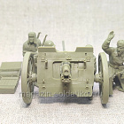 Солдатики из пластика Полковая пушка. РККА.Зима (1:32) Plastic Platoon (PP071) (PP071)