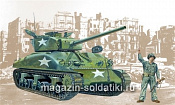 Сборная модель из пластика ИТ Танк Sherman M4 A1(1/35) Italeri - фото