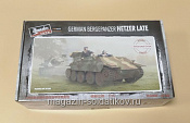 Сборная модель из пластика 35100 German Bergepanzer Hetzer Late (1/35) Thunder Model - фото