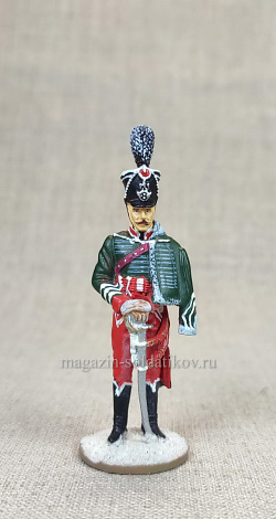 №42 - Офицер 8-го гусарского полка в парадной форме по регламенту, 1812 г.