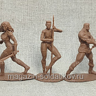 Солдатики из мягкого резиноподобного пластика Конан варвар, набор 6 шт, 1/32 Soldiers. Есть