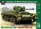 35032 Английский пехотный танк Валентайн XI (1/35) АРК моделс