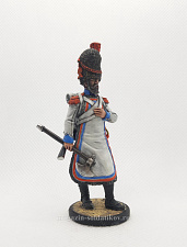 Миниатюра из олова Сапер 2-го пехотного полка Берга, 1807-12 гг, Франция, 54 мм, Студия Большой полк - фото