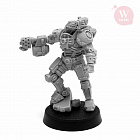 Сборные фигуры из смолы Cyborg 1.0 Brute, 28 мм, Артель авторской миниатюры «W»