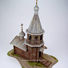 Масштабная модель в сборе и окраске Деревянная церковь, 1:56, Средневековый город