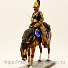 Миниатюра из олова Рядовой кирасирского полка 1812-14 гг, 54 мм, Студия Большой полк (БП0643.12.02.54) (БП0643.12.02.54)