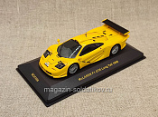 McLaren F1 GTR Long Tail 1996 yellow 1:43, WhteBox (IXO) - фото