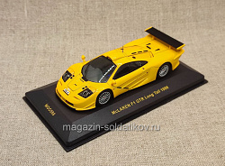 McLaren F1 GTR Long Tail 1996 yellow 1:43, WhteBox (IXO) (Q307-143) (Q307-143 )