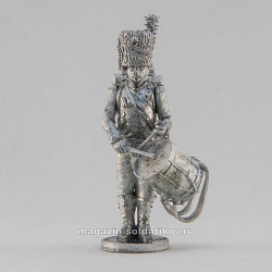 Сборная миниатюра из металла Барабанщик карабинерской роты, Франция, 28 мм, Аванпост